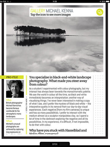 Interview with Michael Kenna for Photography Week